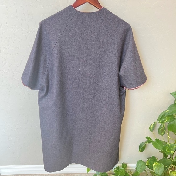 Opera Coat 1960s Wool custom Cape/overcoat,purple  contrast satin purple lining - Picture 4 of 11